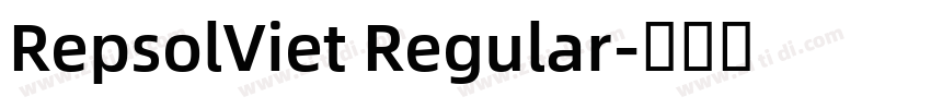 RepsolViet Regular字体转换